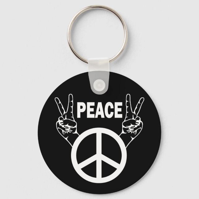 PEACE SIGNS KEYCHAIN (Front)