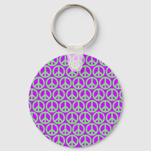 Peace Signs Keychain