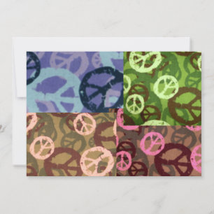 Peace Signs Mix Invitation