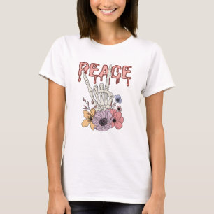 Peace - Skeleton hand T-Shirt