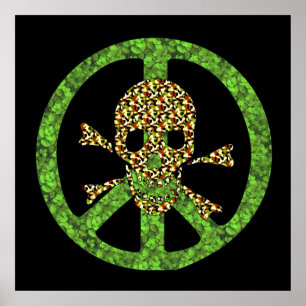 Peace Skull Poster