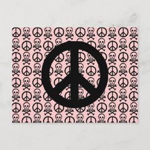 Peace Skulls Postcard