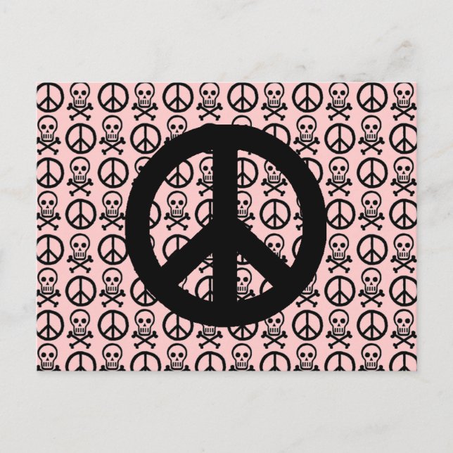 Peace Skulls Postcard (Front)
