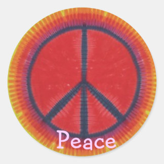 Peace sticker