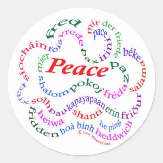Peace stickers