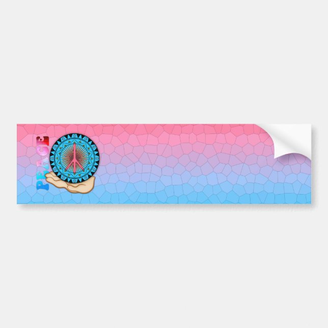 Peace ~ Sun Bumper Sticker (Front)