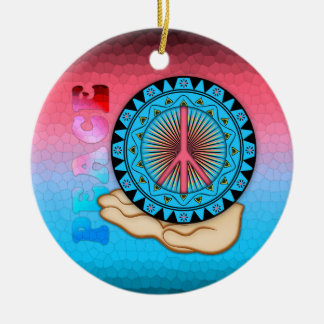 Peace ~ Sun Ceramic Ornament