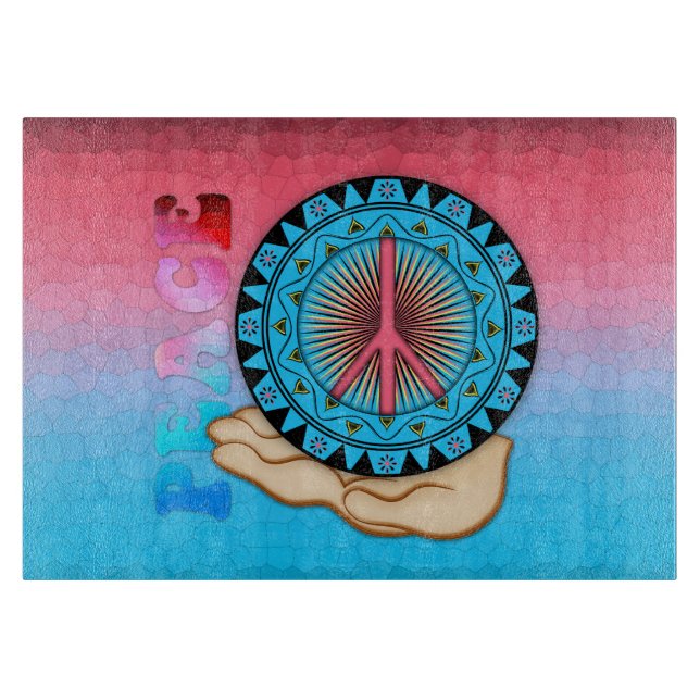 Peace ~ Sun Cutting Board (Front)