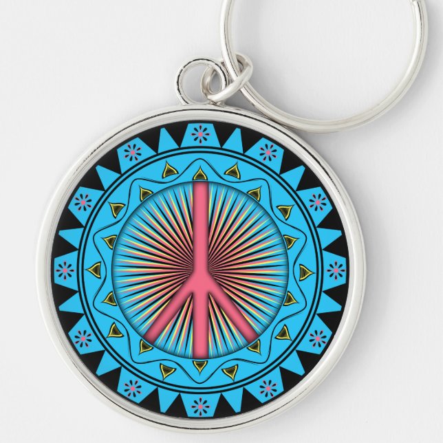 Peace ~ Sun Keychain (Front)