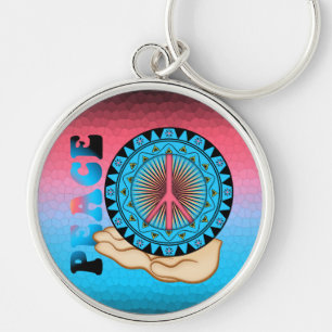 Peace ~ Sun Keychain