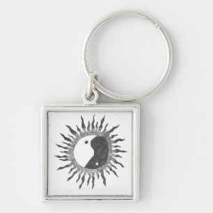 Peace Sun Keychain