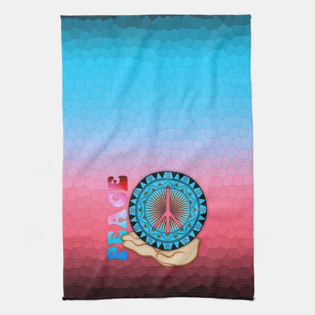 Peace ~ Sun Kitchen Towel (Vertical)