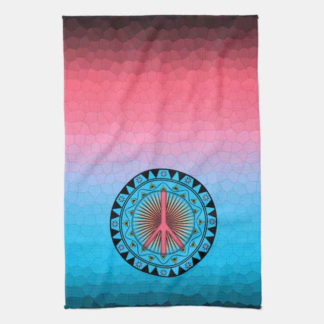 Peace ~ Sun Kitchen Towel (Vertical)