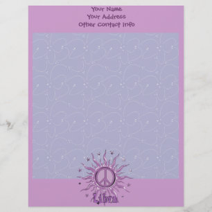 Peace Sun Libra Letterhead