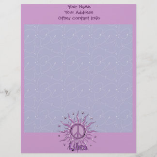 Peace Sun Libra Letterhead