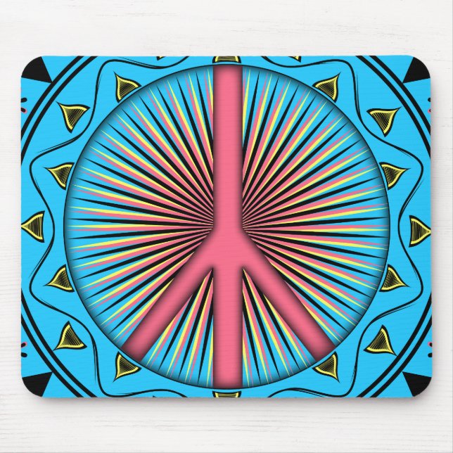 Peace ~ Sun Mouse Pad (Front)