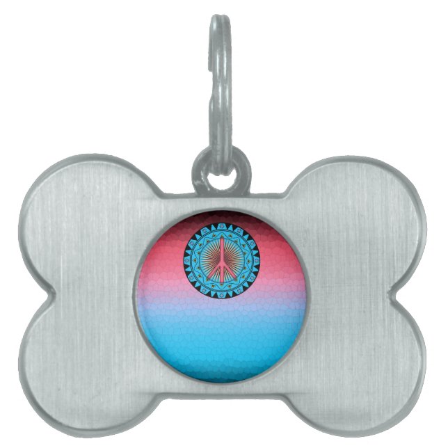 Peace ~ Sun Pet Tag (Front)