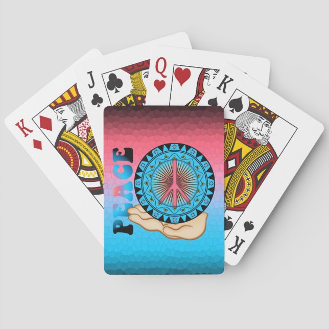 Peace ~ Sun Playing Cards (Back)
