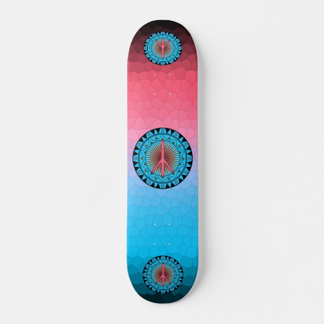 Peace ~ Sun Skateboard Deck (Front)