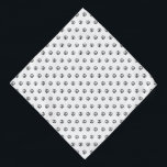 Peace symbol black white polka dot pattern dog bandana<br><div class="desc">Peace symbol,  anti war black and white polka dot pattern bandana / dog bandana.
Black peace symbol pattern on white background.
Minimalist,  modern,  elegant cute design.</div>