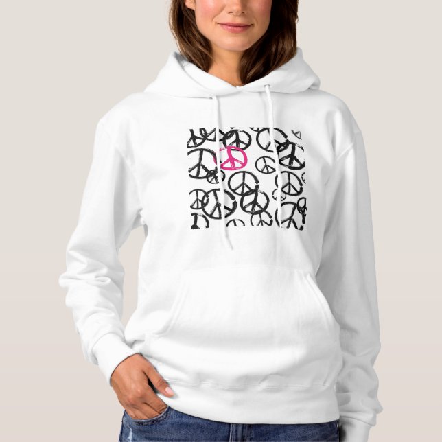 Peace symbol hoodie (Front)