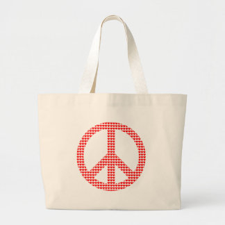 Peace Symbol Large Tote Bag