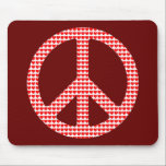 Peace Symbol Mouse Pad<br><div class="desc">hippies of all ages will love this famous icon</div>