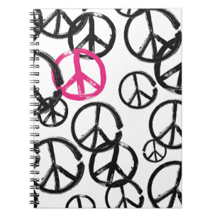 Peace symbol notebook