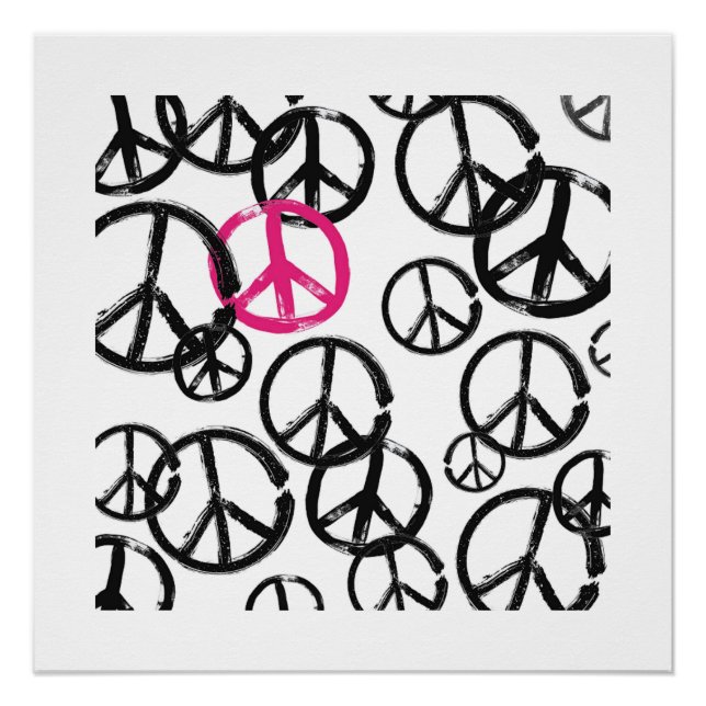 Peace symbol poster (Front)