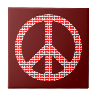 Peace Symbol Tile