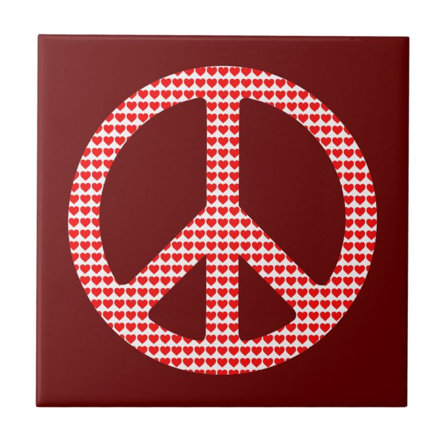 Peace Symbol Tile (Front)
