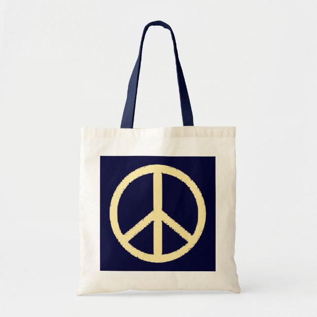 peace symbol tote bag (Front)