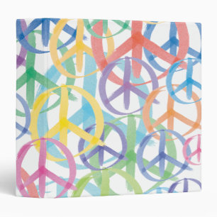 Peace Symbols Art Binder