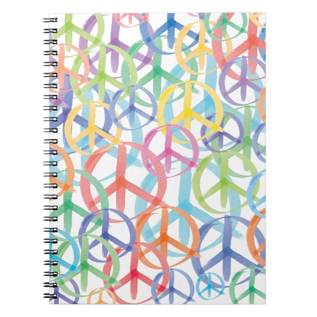 Peace Symbols Art Notebook (Front)