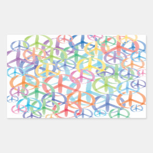 Peace Symbols Art Sticker