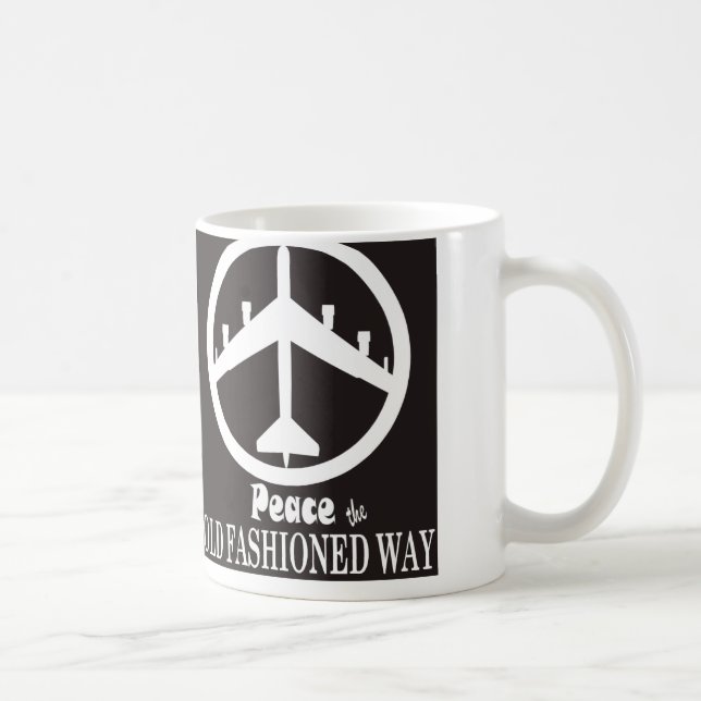 Peace the Old Fashioned Way Coffee Mug (Right)