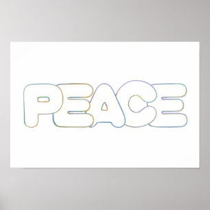 Peace, the word, Poster