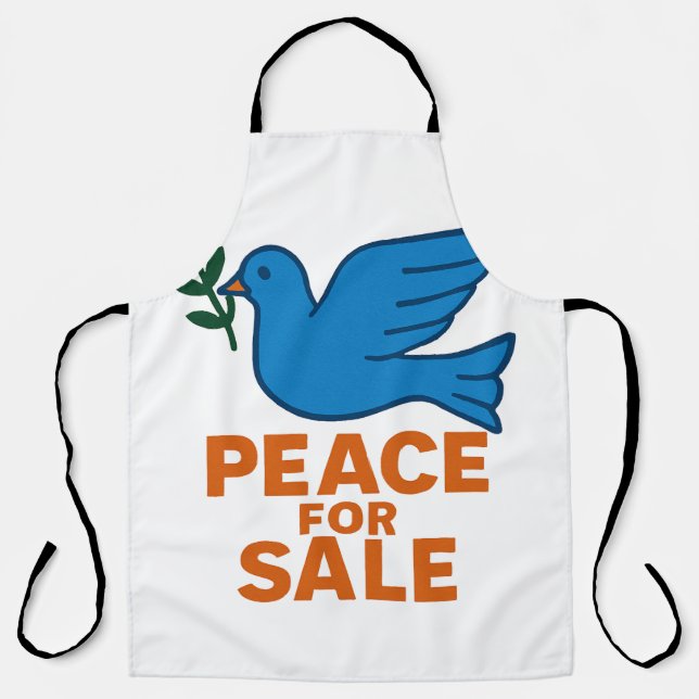 Peace themed apron (Front)