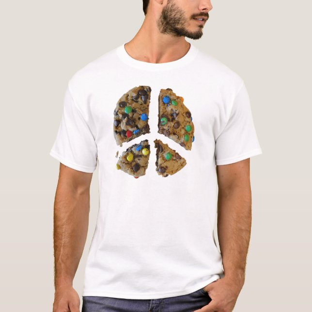 PEACE through Cookies T-Shirt (Front)
