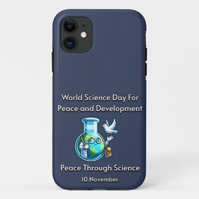 Peace Through Science. 11 November Case-Mate iPhone Case (Back)
