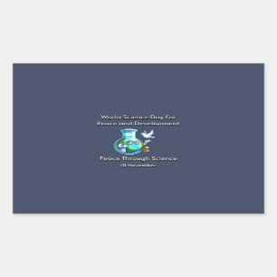 Peace Through Science. 11 November Sticker