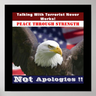 PEACE THROUGH STRENGTH Poster