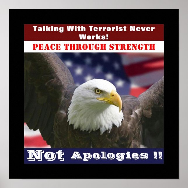 PEACE THROUGH STRENGTH Poster (Front)