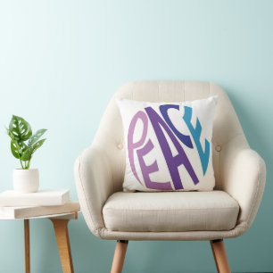 PEACE  THROW PILLOW