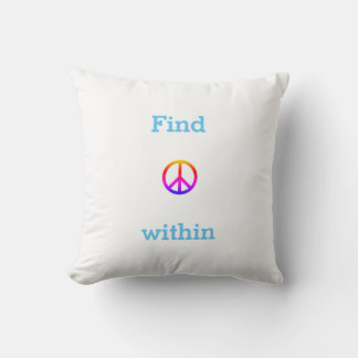 Peace  throw pillow