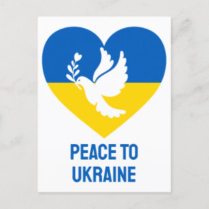 Peace to Ukraine Postcard