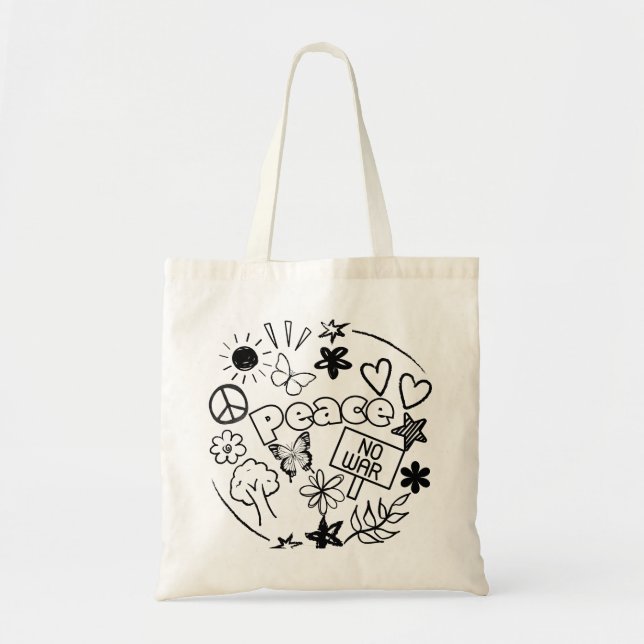 Peace Tote Bag (Front)