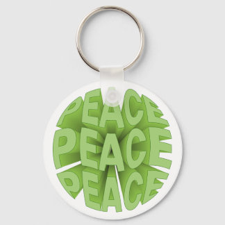 peace tote bag keychain