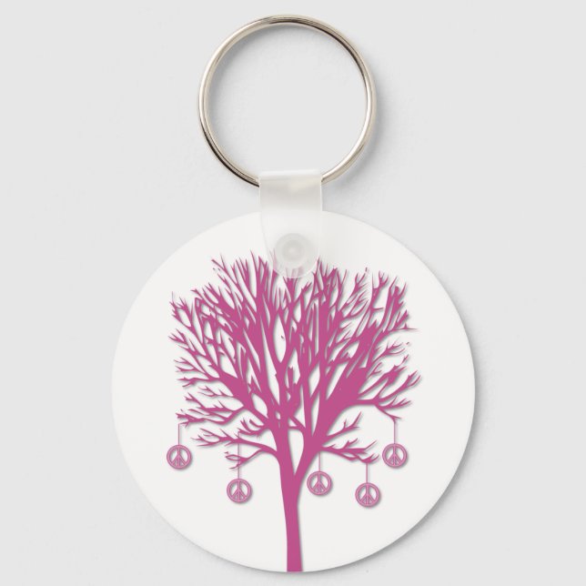 Peace Tree Keychain (Front)