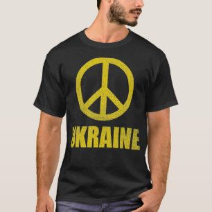 Peace Ukraine Stand With Ukraine Ukrainian Flag T-Shirt